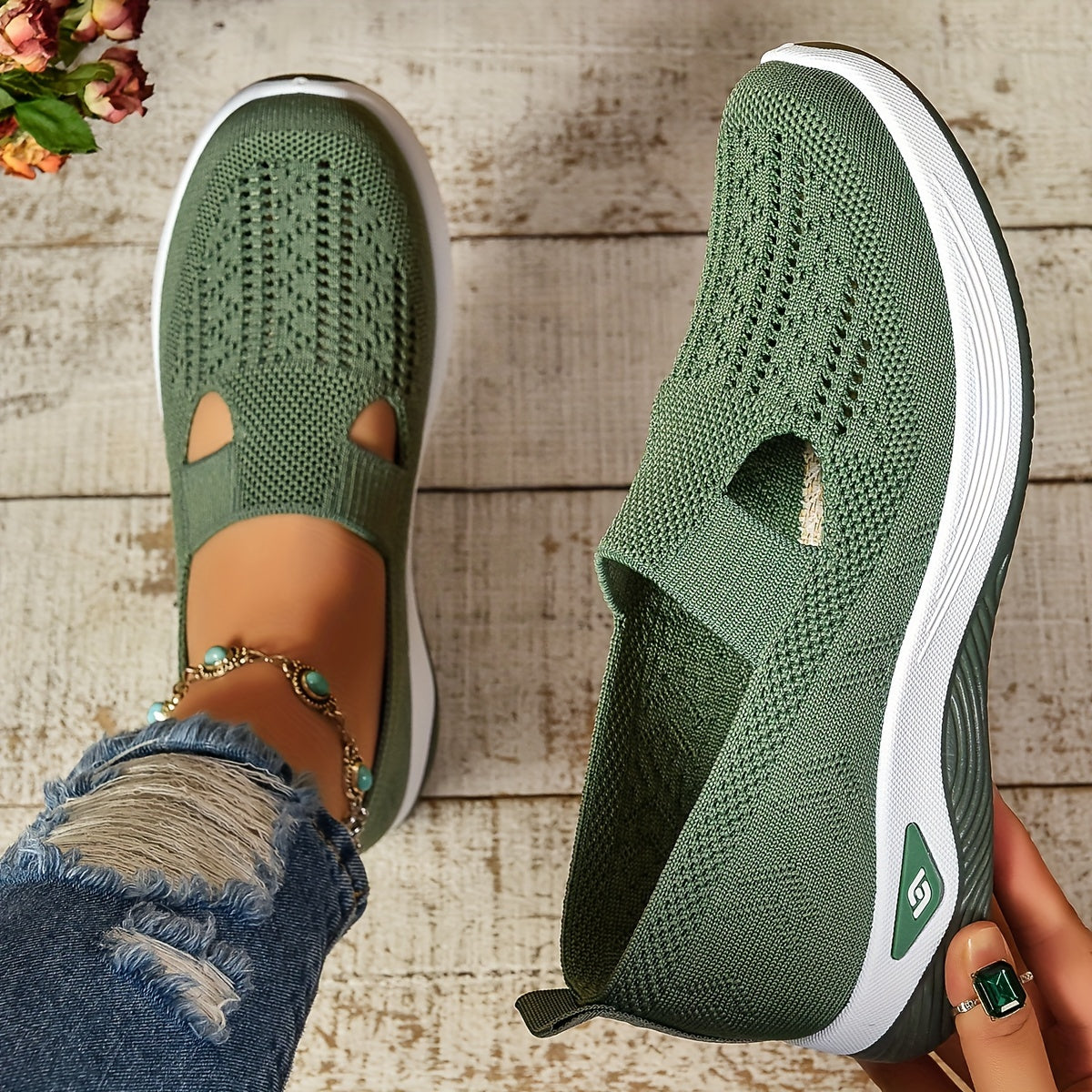 OrthoFit™ Damen Orthopädischer Slip-On – Komfortabel & Stilvoll