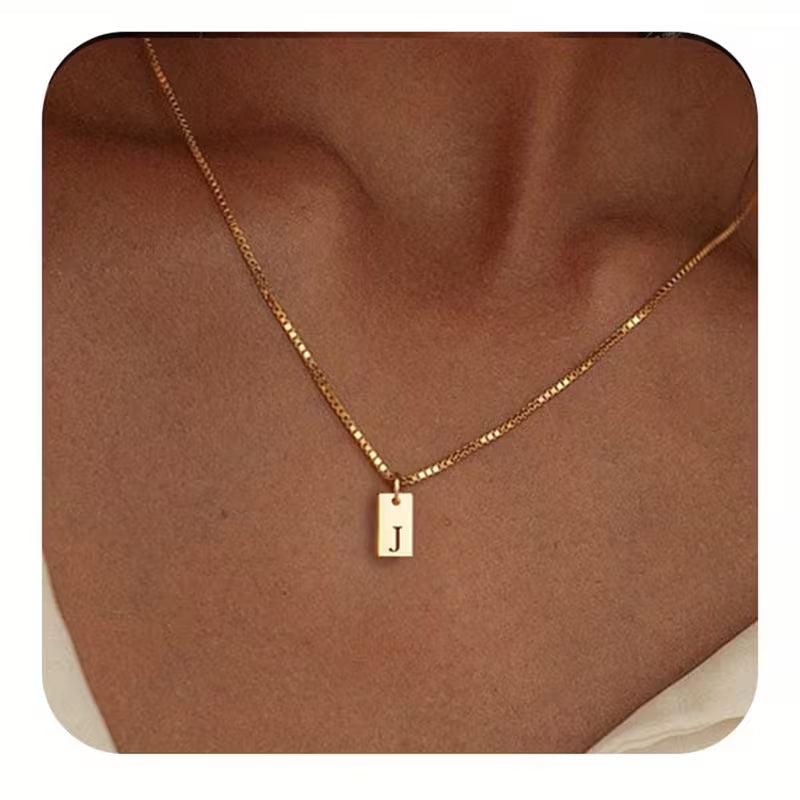 Halskette Damen | Initialen Halskette | Perfektes Valentine Geschenk mit persönlicher Bedeutung
