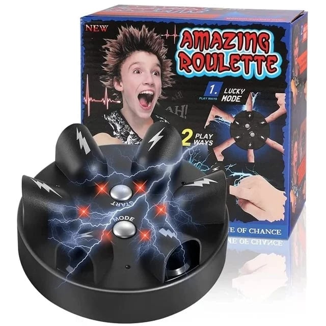 PulsePlay™ ShockSpin – Das elektrische Partyspiel für pure Spannung & Lachanfälle