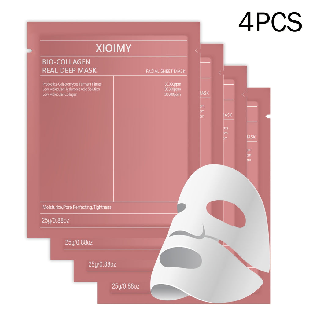 4 Xioimy Kollagen-Gel-Gesichtsmasken – Hydratation & Feuchtigkeit für alle Hauttypen