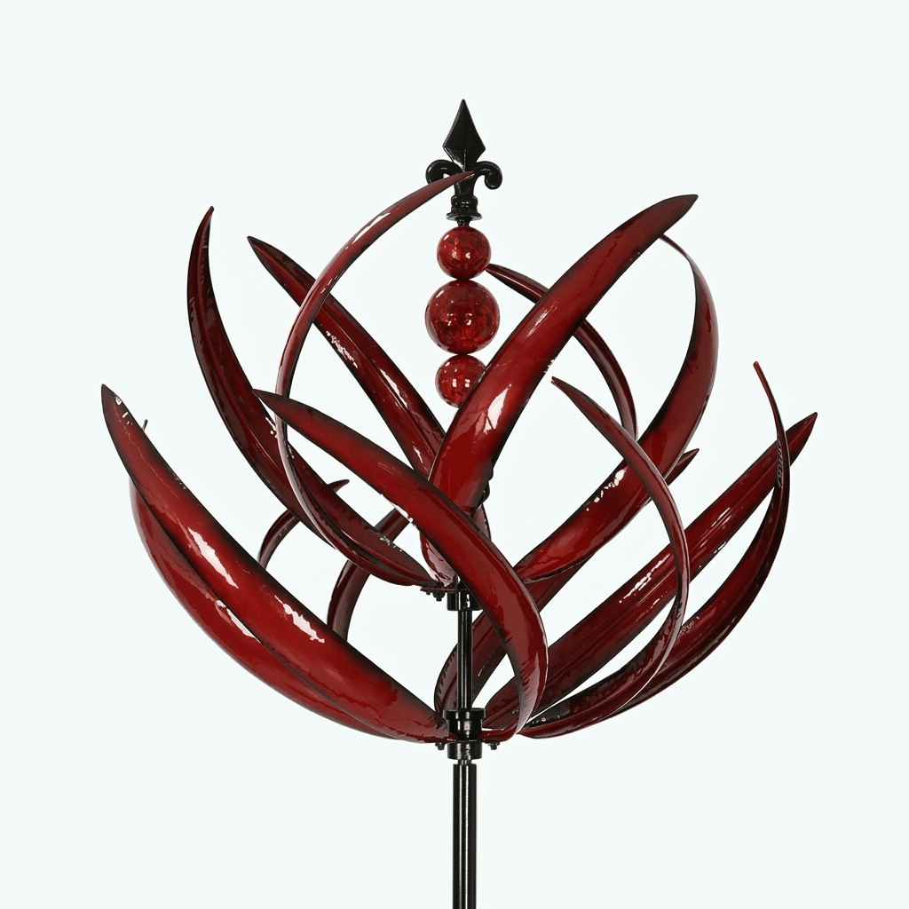 Dekorativer Garten-Windspinner - Stabil und sicher