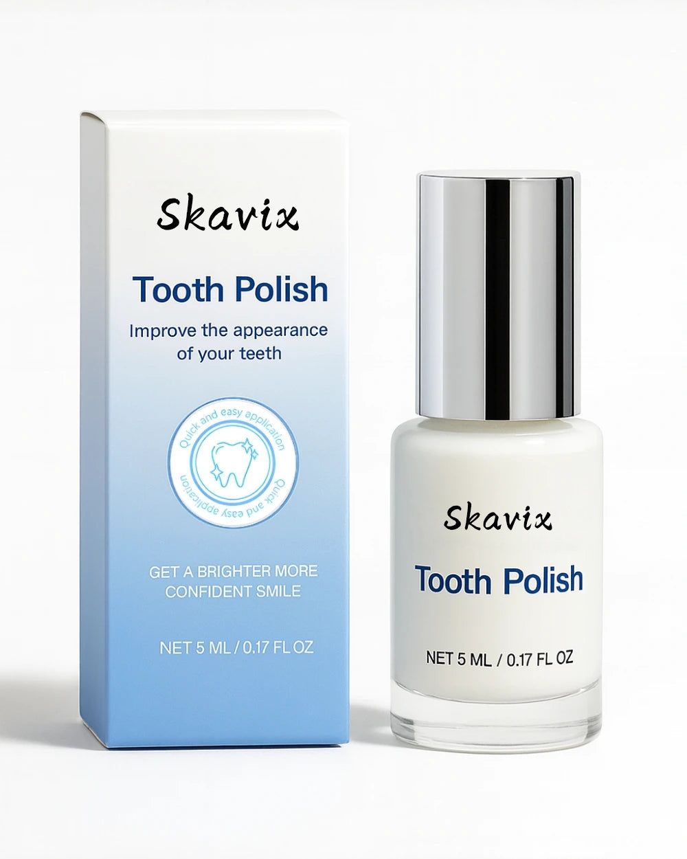 GlowSmile Zahnaufhellungs-Gel – V34 Farbkorrektur für weißere Zähne (30 ml)