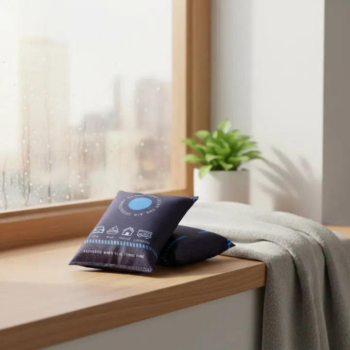 1+1 GRATIS | DryShield Pro™ — Wiederverwendbare Feuchtigkeitsabsorber für Auto, Wohnwagen & kleine Räume