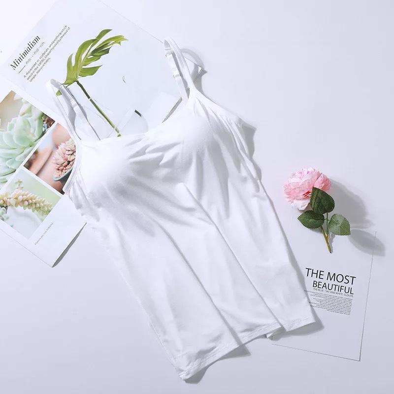 Bracami Tanktop mit Eingebautem BH für Komfort und Unterstützung