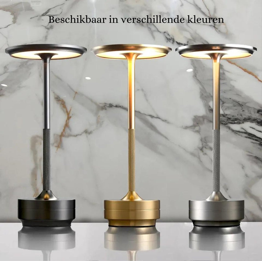 Aurevia™ TouchGlow – Elegante kabellose Design-Tischlampe aus Metall [Nur Heute 50% RABATT]