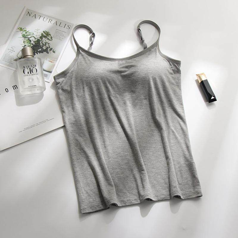 Bracami Tanktop mit Eingebautem BH für Komfort und Unterstützung