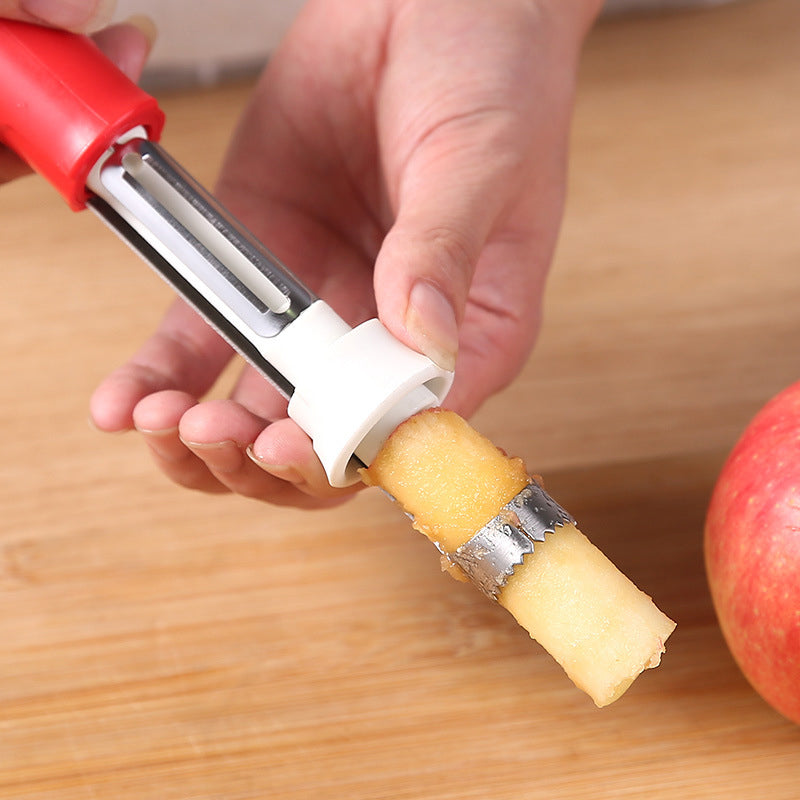 1+1 GRATIS | FruitZen™ | 2-in-1 Obstschäler – Schälen & Entkernen in einem