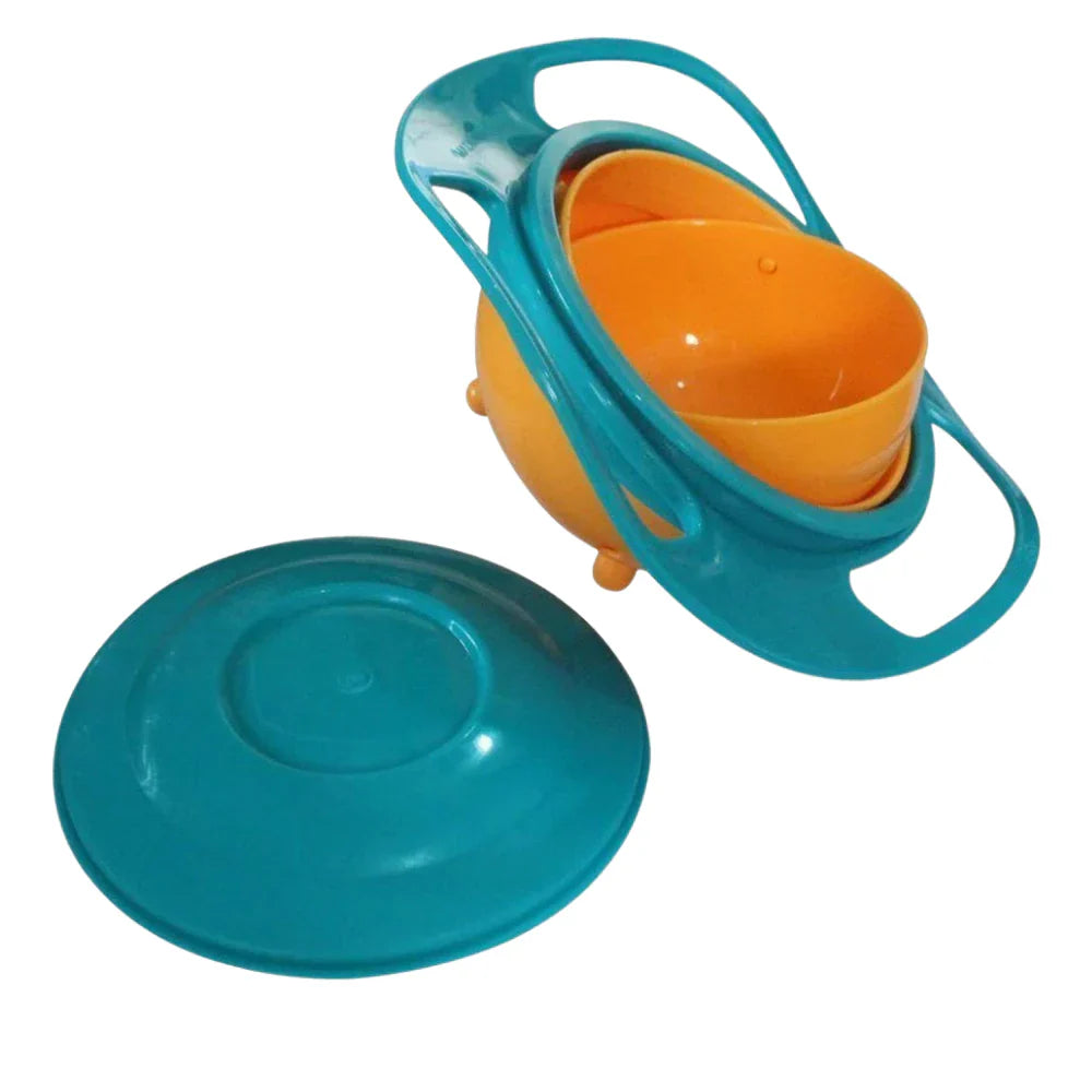 1+1 GRATIS | OrbitBowl™ SpinGuard – Auslaufsichere Baby- & Kinder-Schüssel mit 360°-Gyro-Design