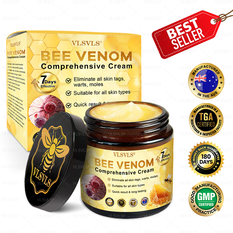 HealSkin™ – Straffende Anti-Aging-Creme mit Bienengift-Peptiden [1 + 1 Gratis]