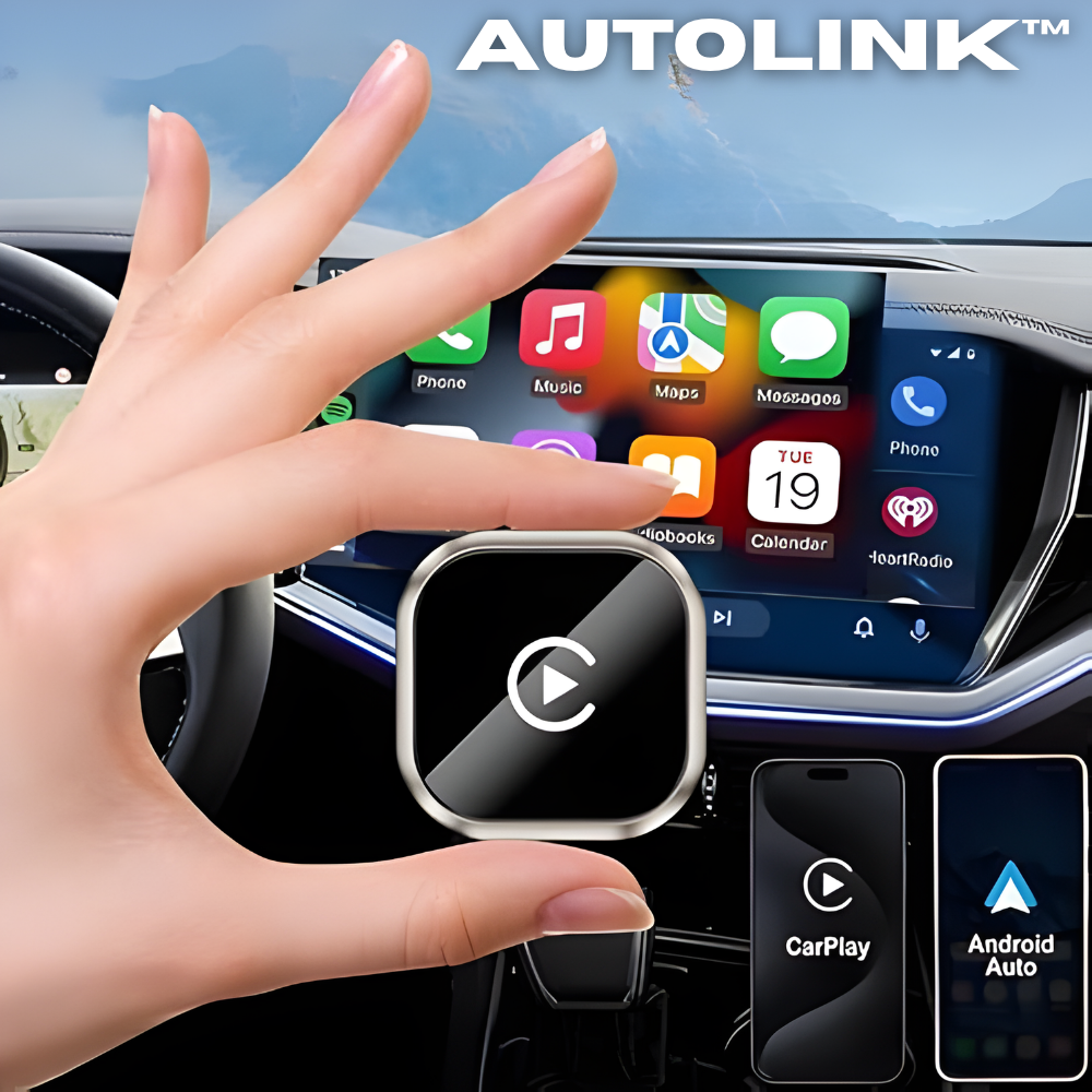 AutoLink™ - 2 in 1 kabelloser CarPlay & Android Auto Adapter
