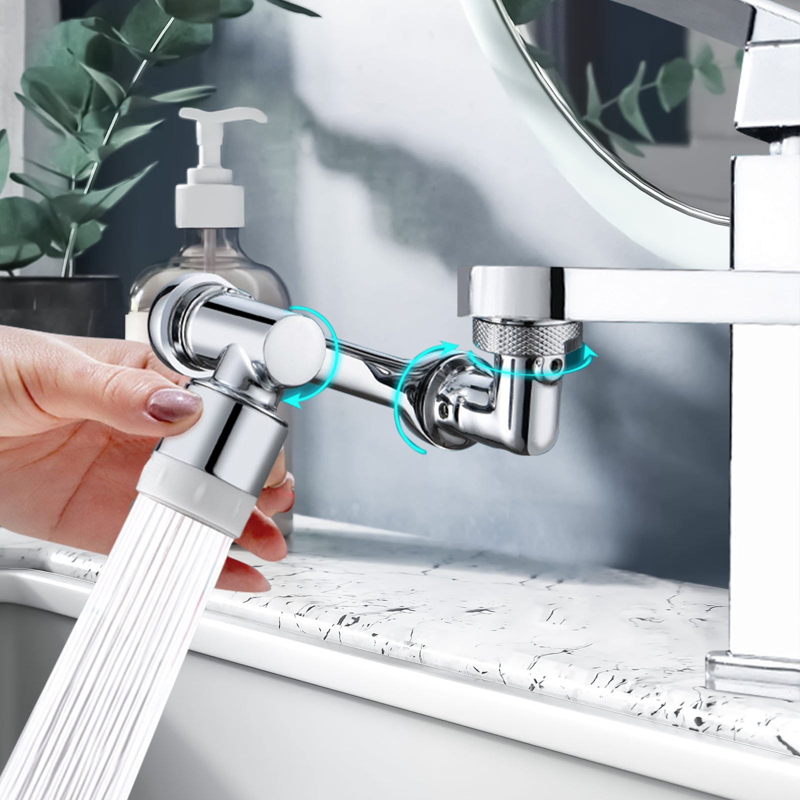 TwistTap™ – 1080-Grad-drehbare Verlängerungskran für flexible & praktische Nutzung [50% Rabatt]