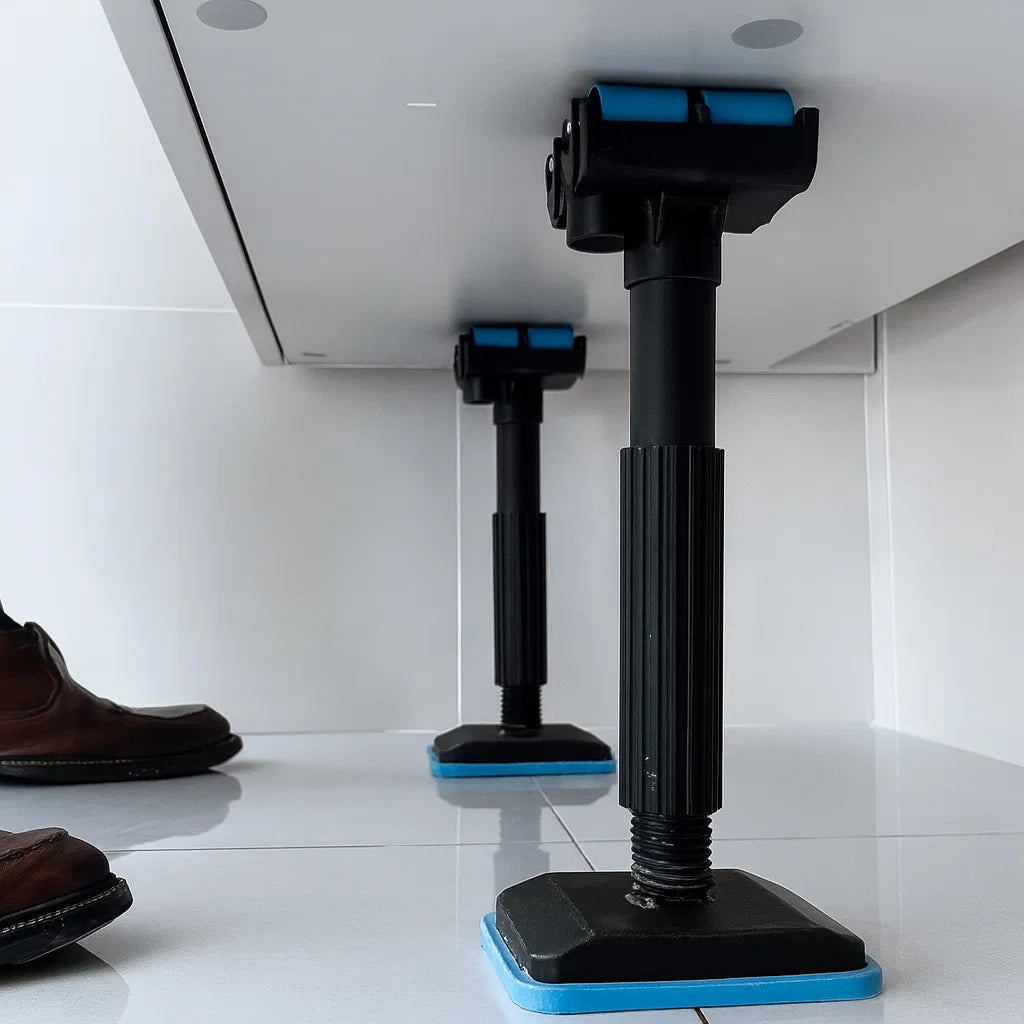 AlignPro™ LiftSystem – Möbel millimetergenau ausrichten. Ganz ohne Helfer.