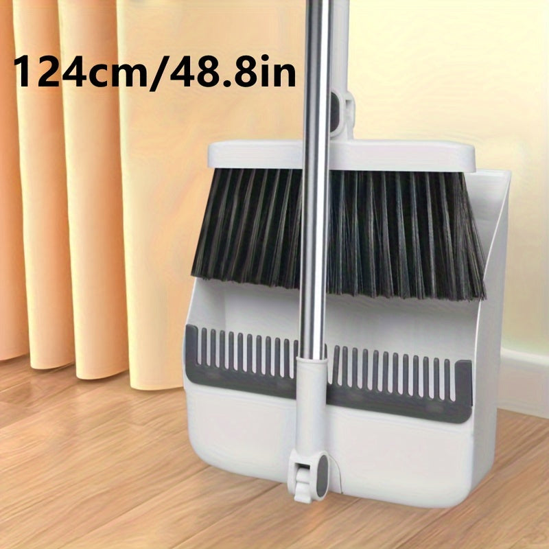 FlexiClean™ 2-in-1 Besen- & Kehrschaufel-Set