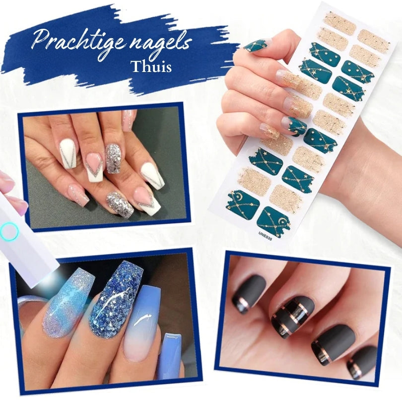 GlowPress GelSet™ – Verwandle matte Nägel in Salon-Glanz in nur wenigen Minuten | Nur Heute 50% RABATT