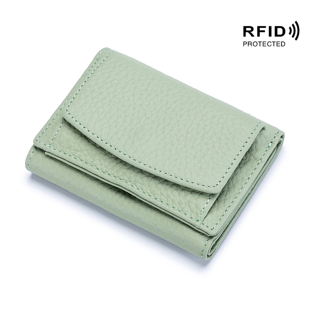 VAELIS™ SecureMini – Kompakte Leder-Miniwallet mit RFID-Schutz [50% Rabatt]
