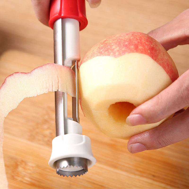 1+1 GRATIS | FruitZen™ | 2-in-1 Obstschäler – Schälen & Entkernen in einem