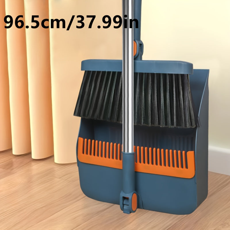 FlexiClean™ 2-in-1 Besen- & Kehrschaufel-Set