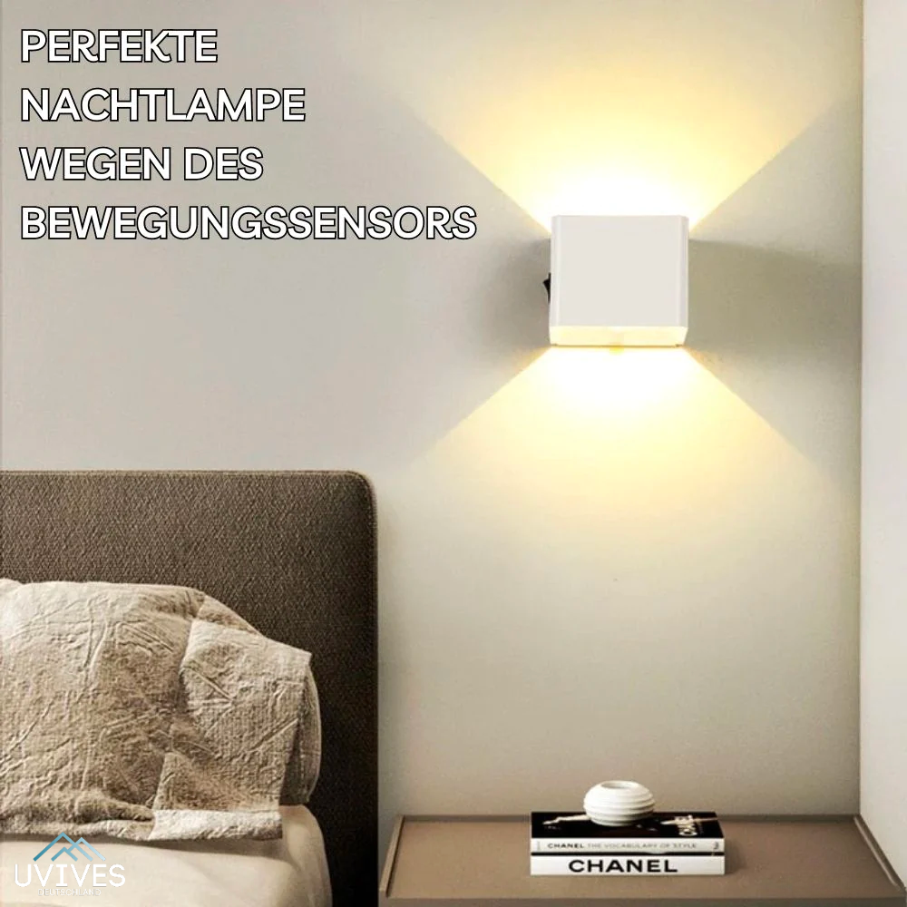 LumiCube™ - Drahtlose LED-Wandleuchte mit Bewegungssensor [50% Rabatt]