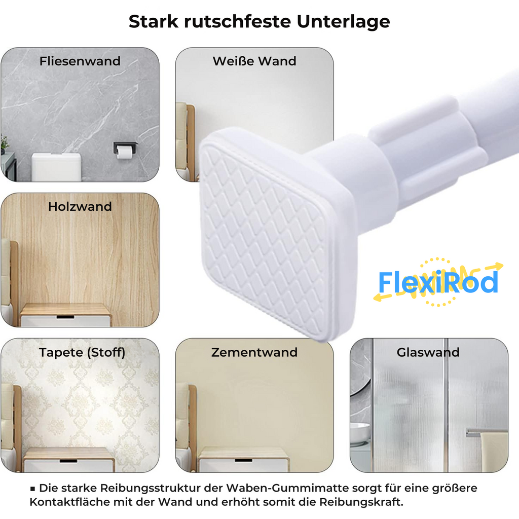 Clampix™ Pro – Die smarte Teleskop-Klemmstange ohne Bohren
