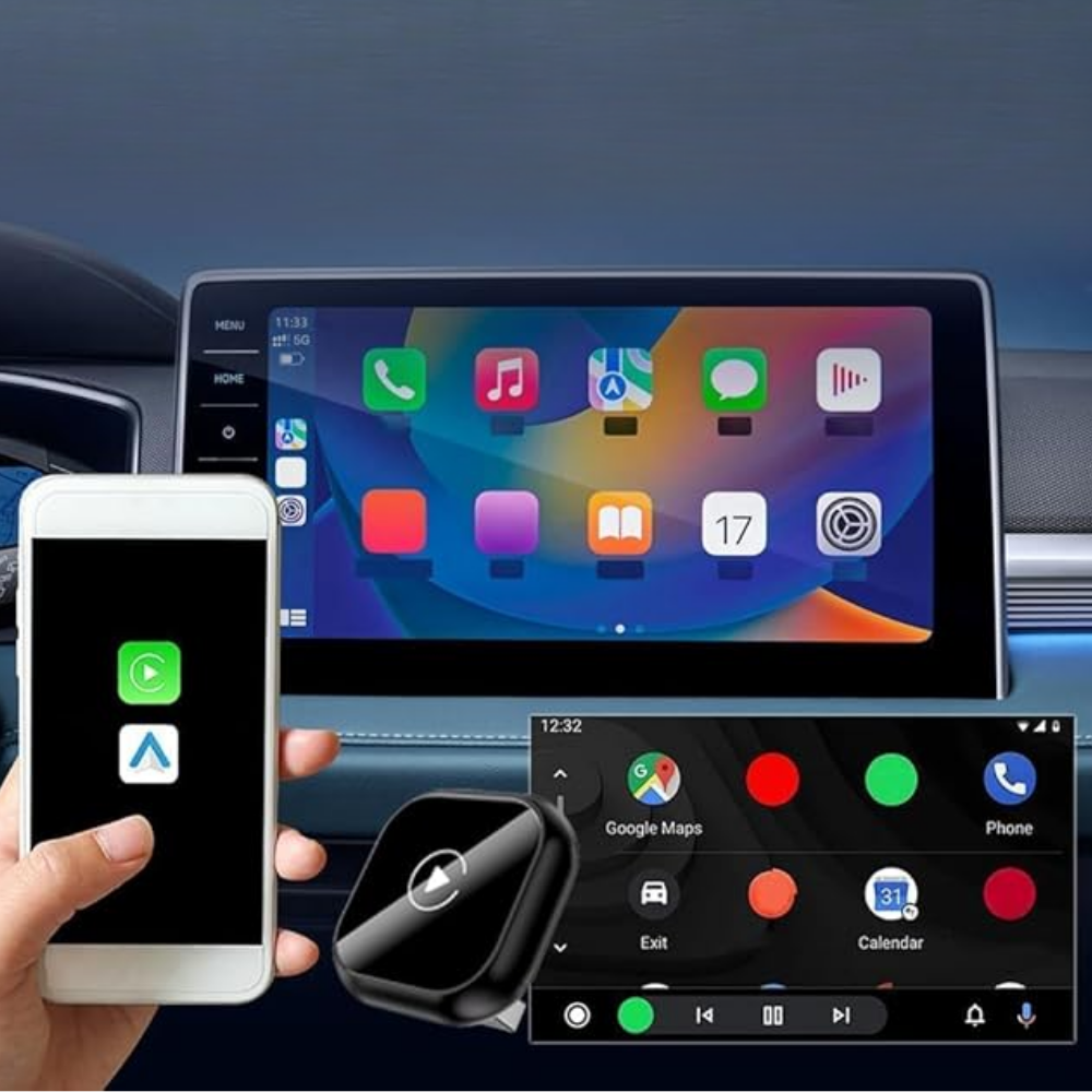 AutoLink™ - 2 in 1 kabelloser CarPlay & Android Auto Adapter