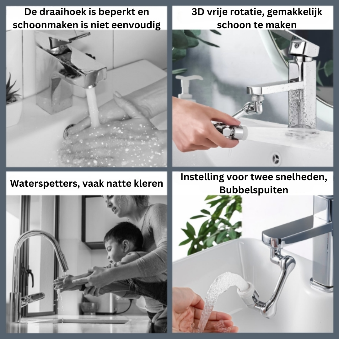 TwistTap™ – 1080-Grad-drehbare Verlängerungskran für flexible & praktische Nutzung [50% Rabatt]