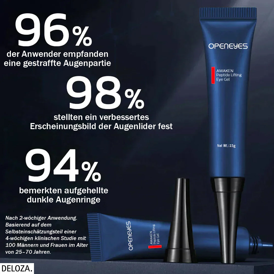 1+1 GRATIS | Augenpflege-Gel – Peptid & Koffein Augenserum für frische Augen