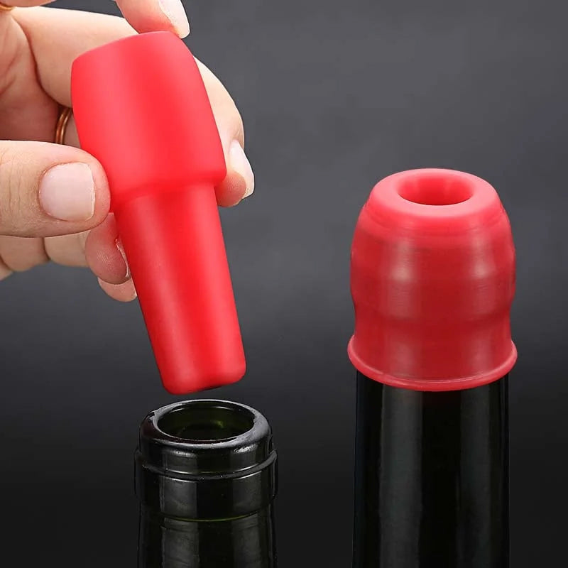 VinoSeal Weinverschluss – Luftdicht verschließen, länger genießen | 4+4 GRATIS