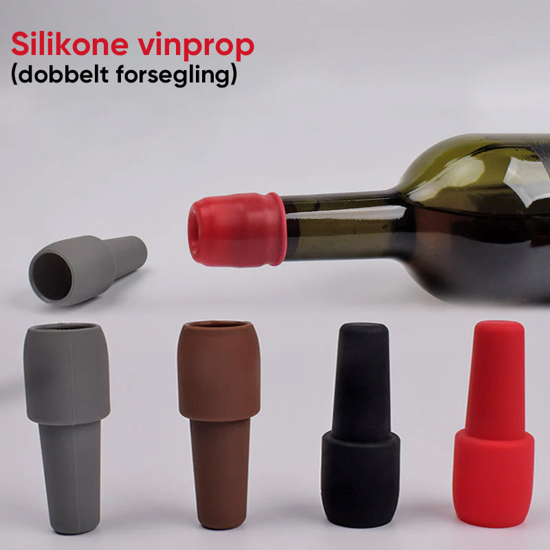 VinoSeal Weinverschluss – Luftdicht verschließen, länger genießen | 4+4 GRATIS