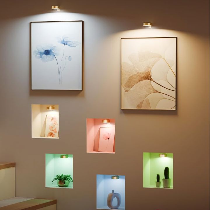 MagLed™ Kunstbeleuchtung – Moderne LED-Wandlampe für Kunst & Atmosphäre | 1+1 GRATIS