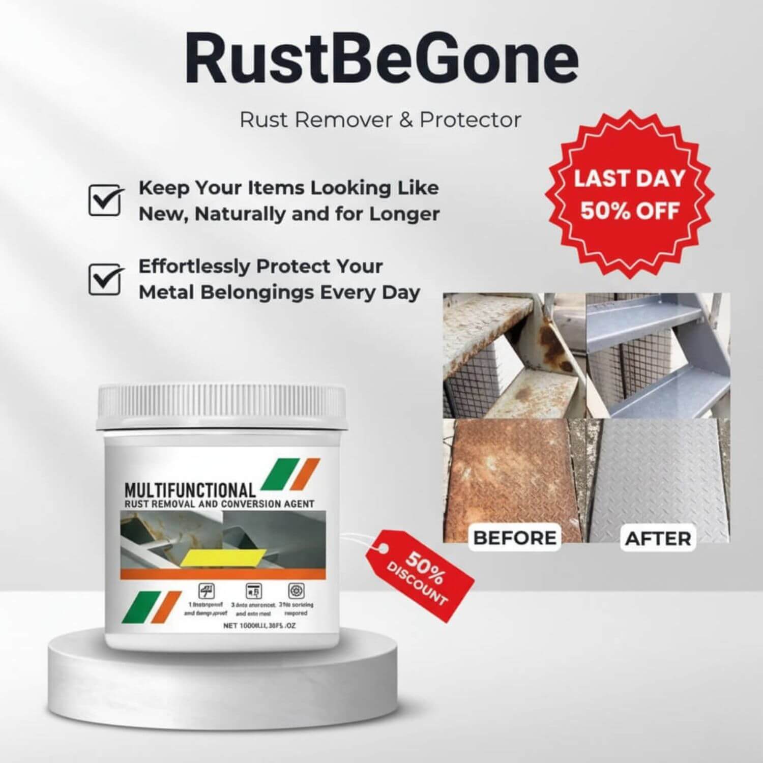RustBeGone™ Metallschutz – Die ultimative Lösung gegen Rost
