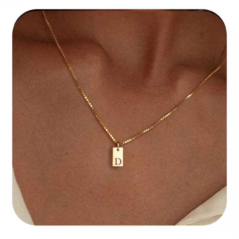 Halskette Damen | Initialen Halskette | Perfektes Valentine Geschenk mit persönlicher Bedeutung