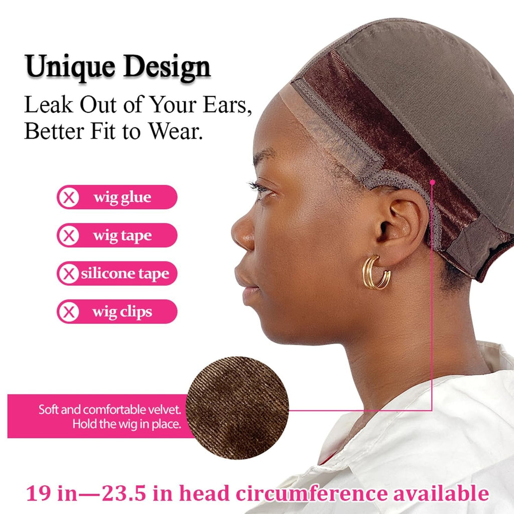 1+1 GRATIS | LaceLock™ Invisigrip – Unsichtbare Perückenkappe ohne Kleber & Clips