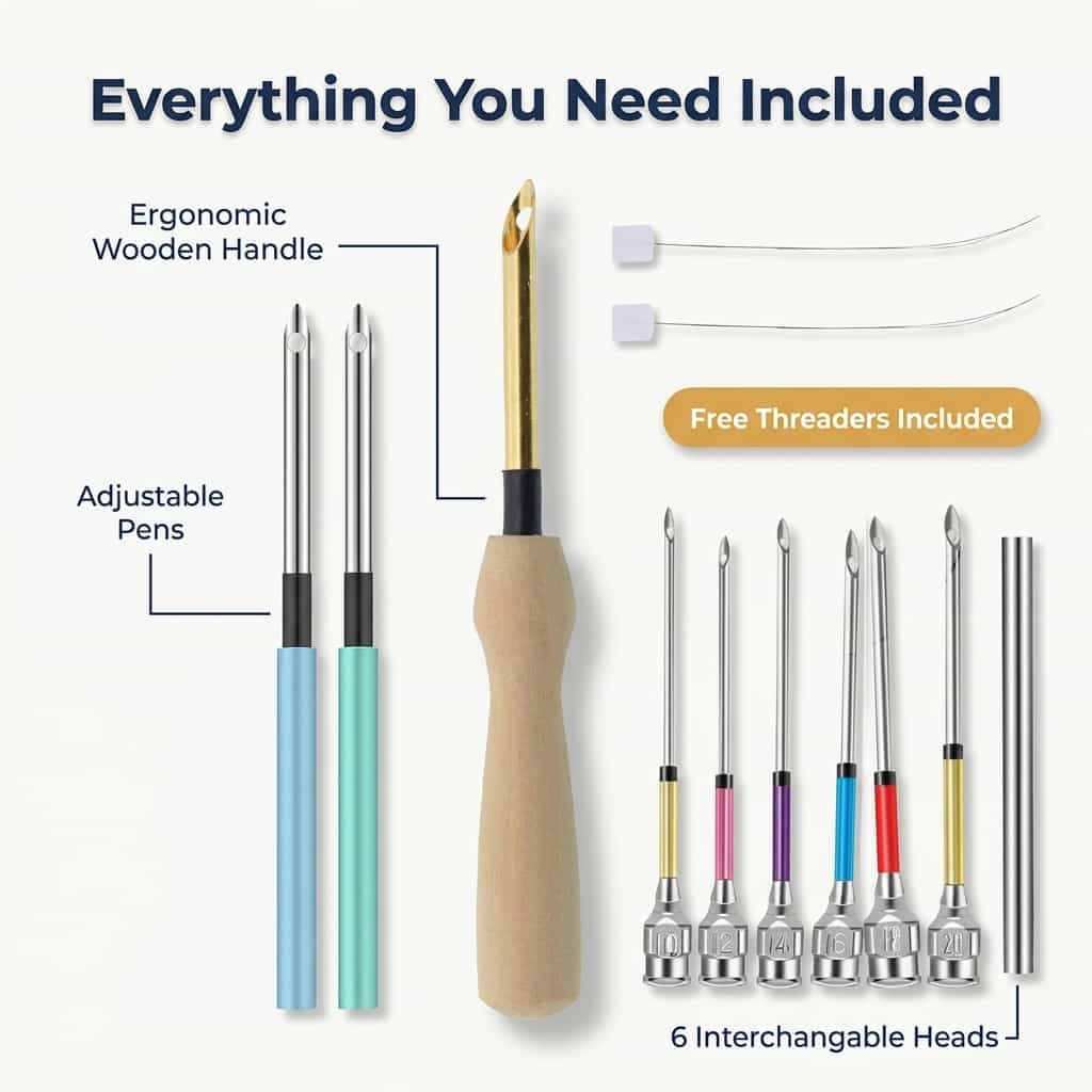 EasySew™ - Ergonomischer Griff für schmerzfreies Sticken