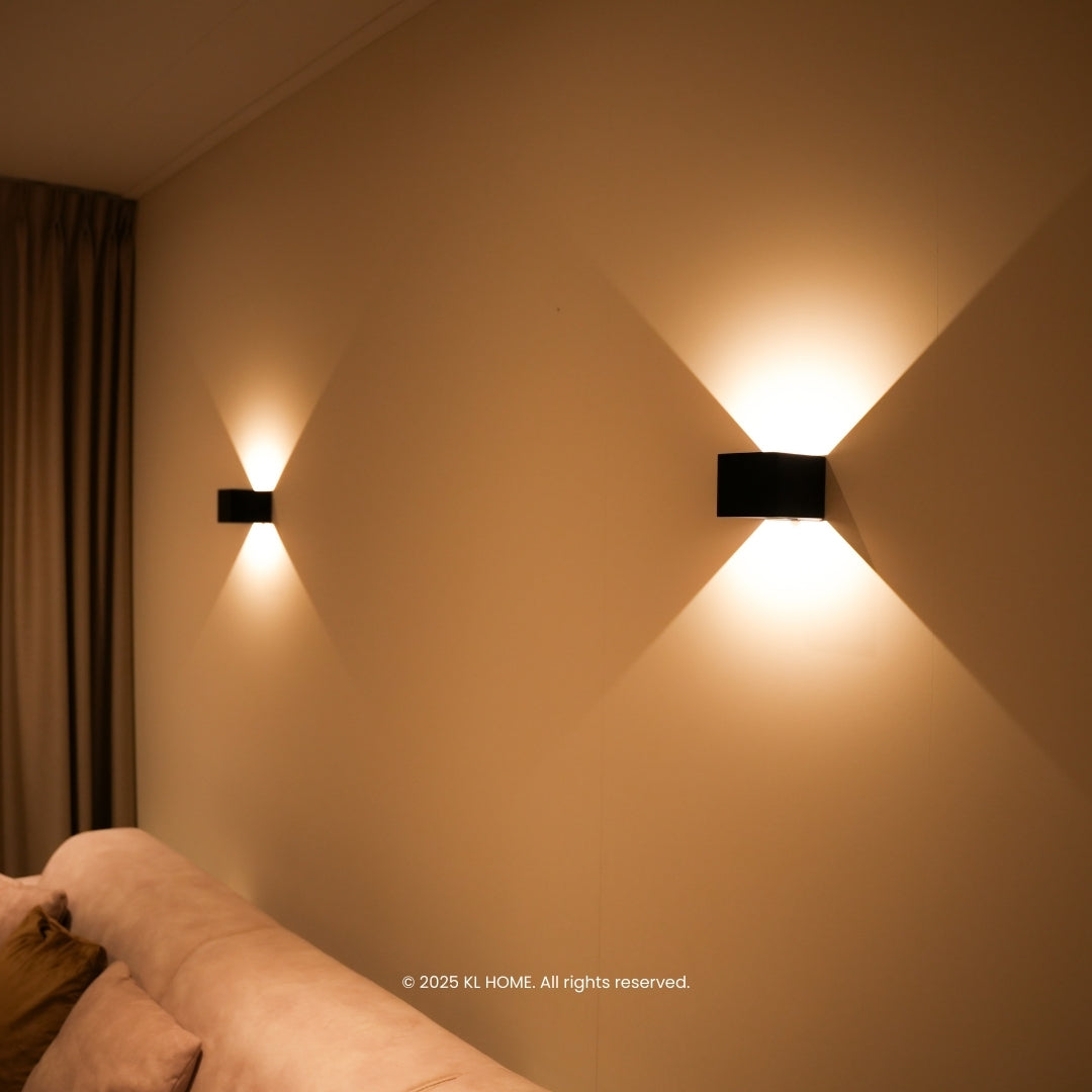 LUXORA™ MotionCube Pro – Kabellose LED Wandleuchte mit Bewegungssensor