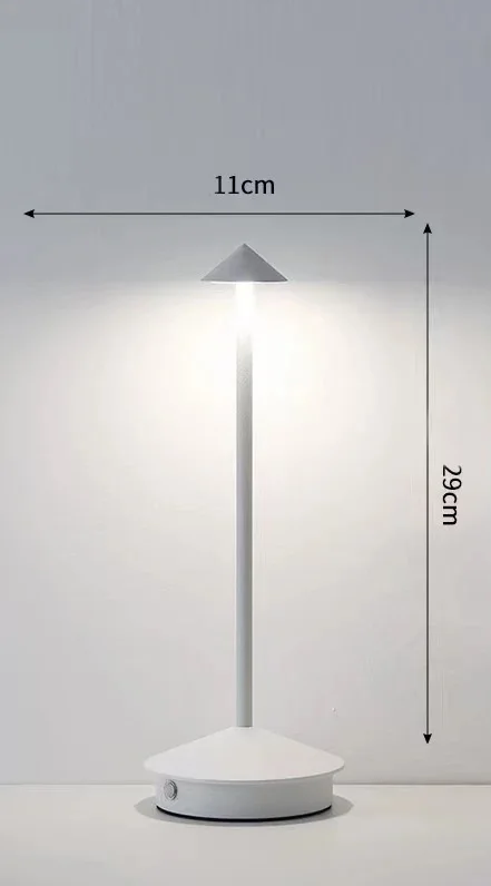 LumaTouch – Oplaadbare LED Tafellamp met Traploze Dimming