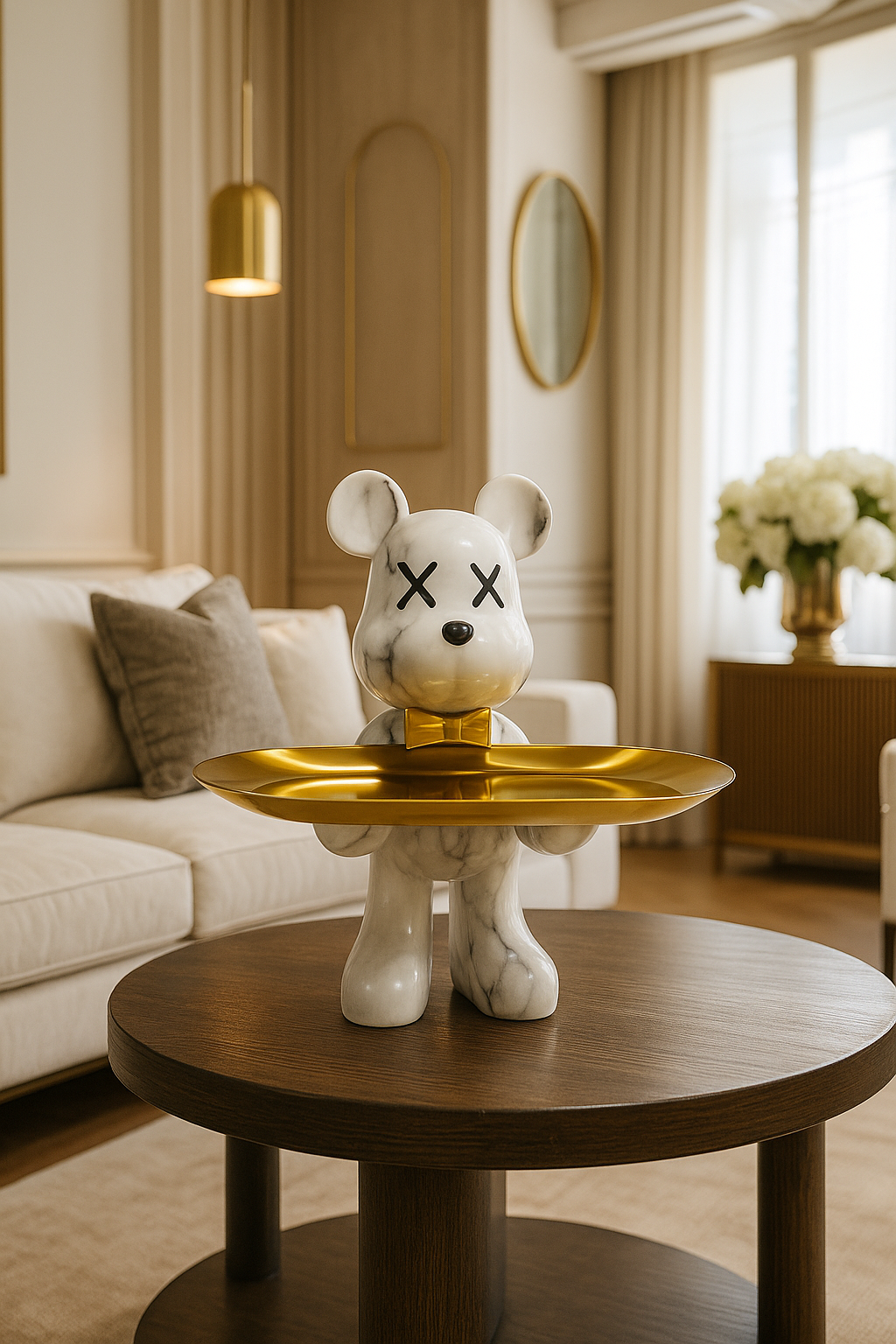 Graffiti Bear Ornament met opbergplankje