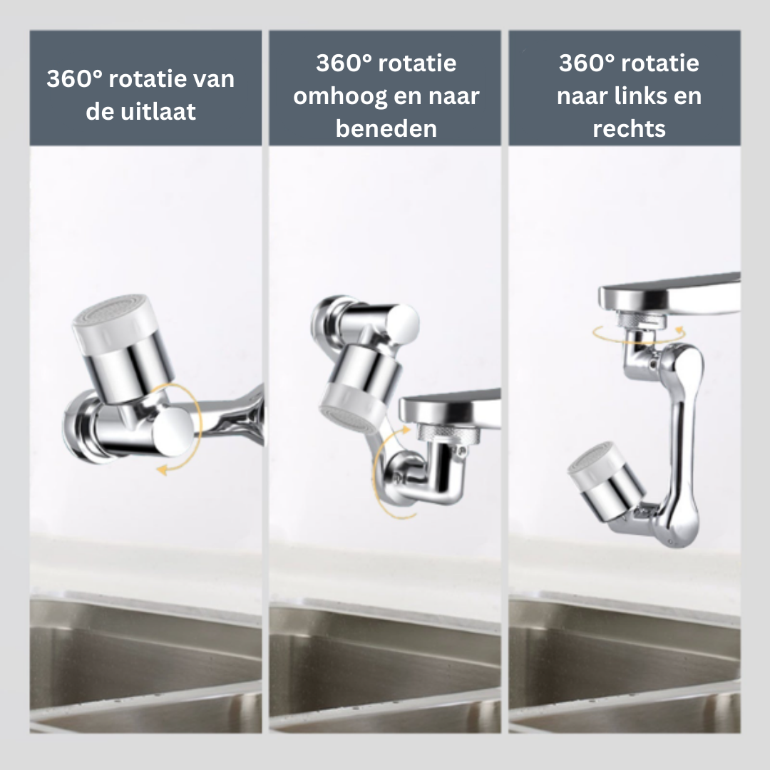 TwistTap™ – 1080-Grad-drehbare Verlängerungskran für flexible & praktische Nutzung [50% Rabatt]