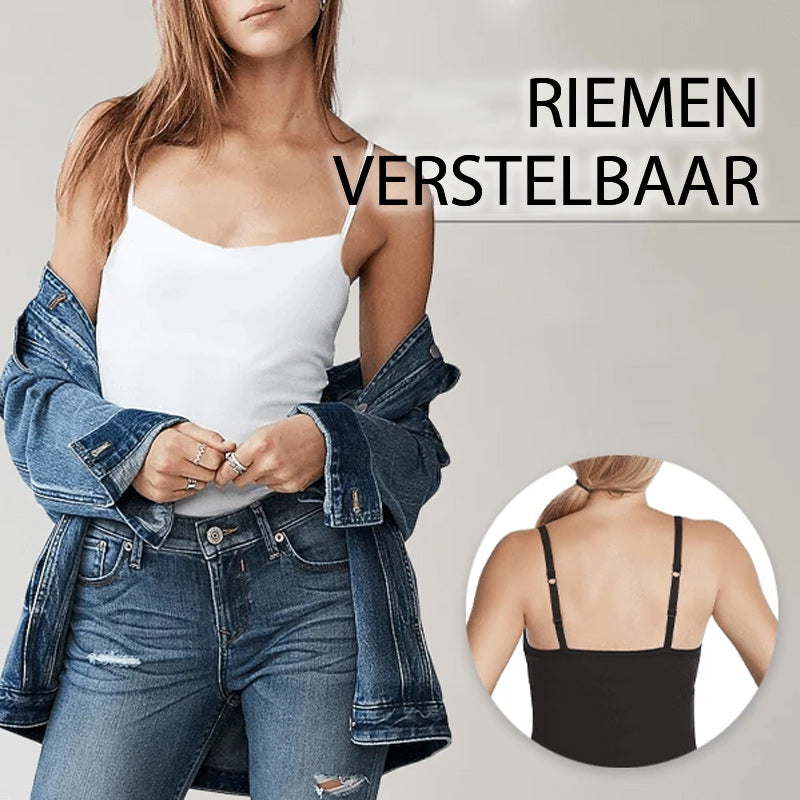 Bracami Tanktop mit Eingebautem BH für Komfort und Unterstützung