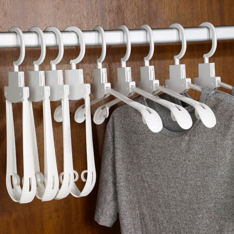 Foldora™ Deluxe – Der formschonende Premium-Kleiderbügel mit Klick-System
