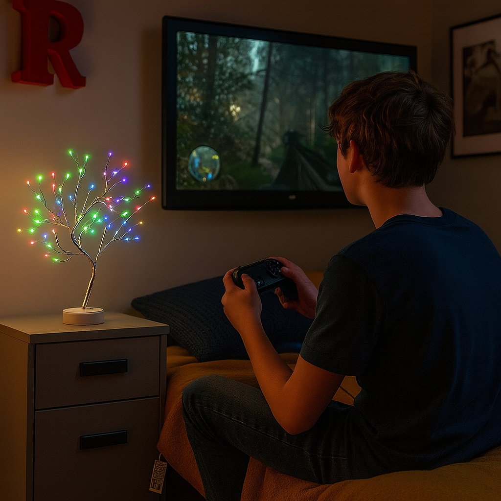 MystiGlow™ LED-Baumlampe – Magisches Licht für dein Zuhause