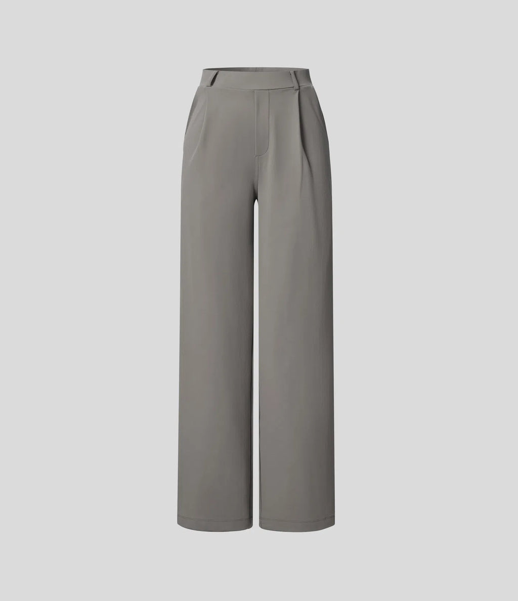 Élégance Flow™ High-Waist Tailored Pants – Mühelose Eleganz trifft Komfort