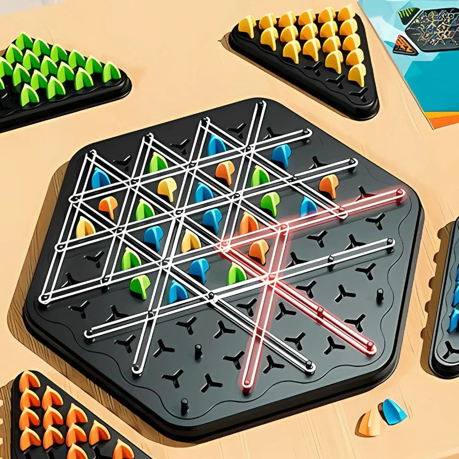 50% RABATT |Trianglo™ MindGame – Das strategische Spiel um Dreiecke, Denken & Taktik [Letzter Tag Rabatt]