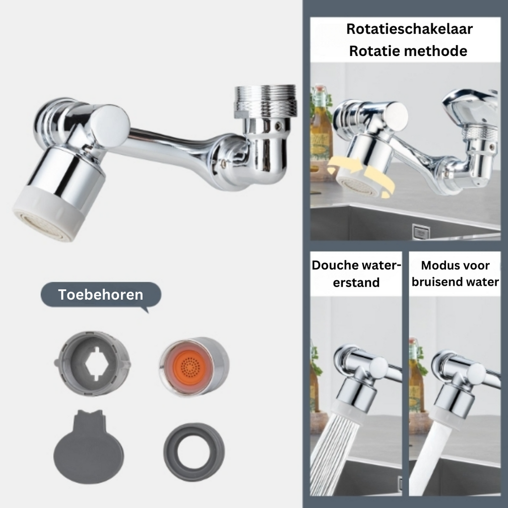 TwistTap™ – 1080-Grad-drehbare Verlängerungskran für flexible & praktische Nutzung [50% Rabatt]