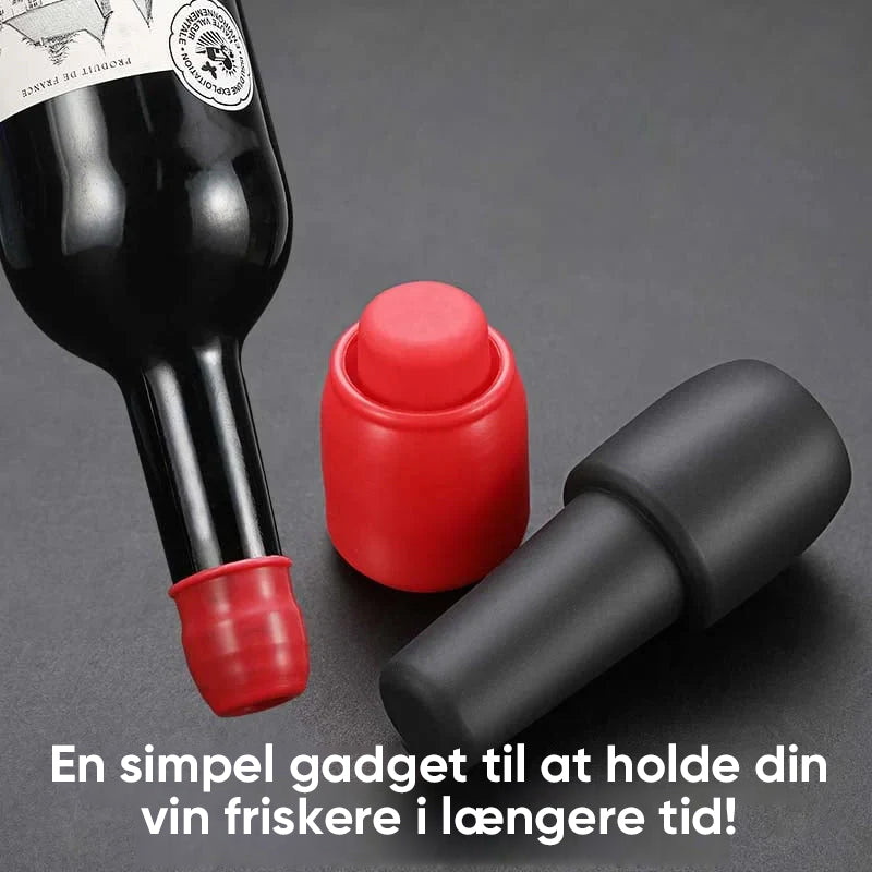 VinoSeal Weinverschluss – Luftdicht verschließen, länger genießen | 4+4 GRATIS