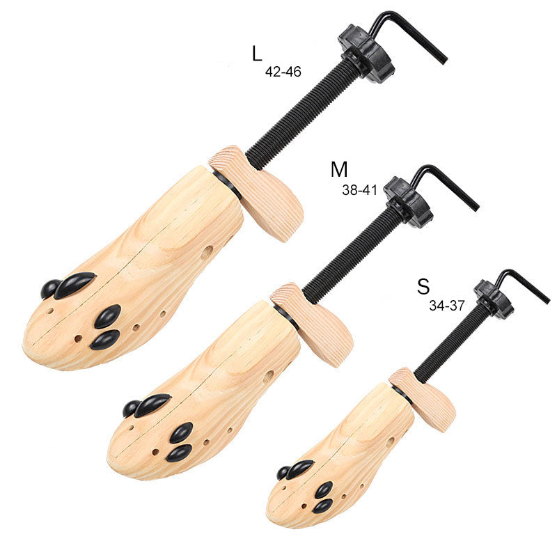 FITFORMA™ ShoeStretcher Pro – Verstellbarer Schuhdehner aus Naturholz