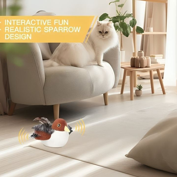 1+1 GRATIS | FuzzyTweet™ | Interaktives Katzenspielzeug
