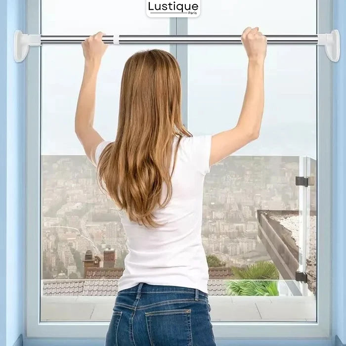 FlexiGrip TensionBar™ – Die verstellbare Stange ohne Bohren für sofortige Ordnung