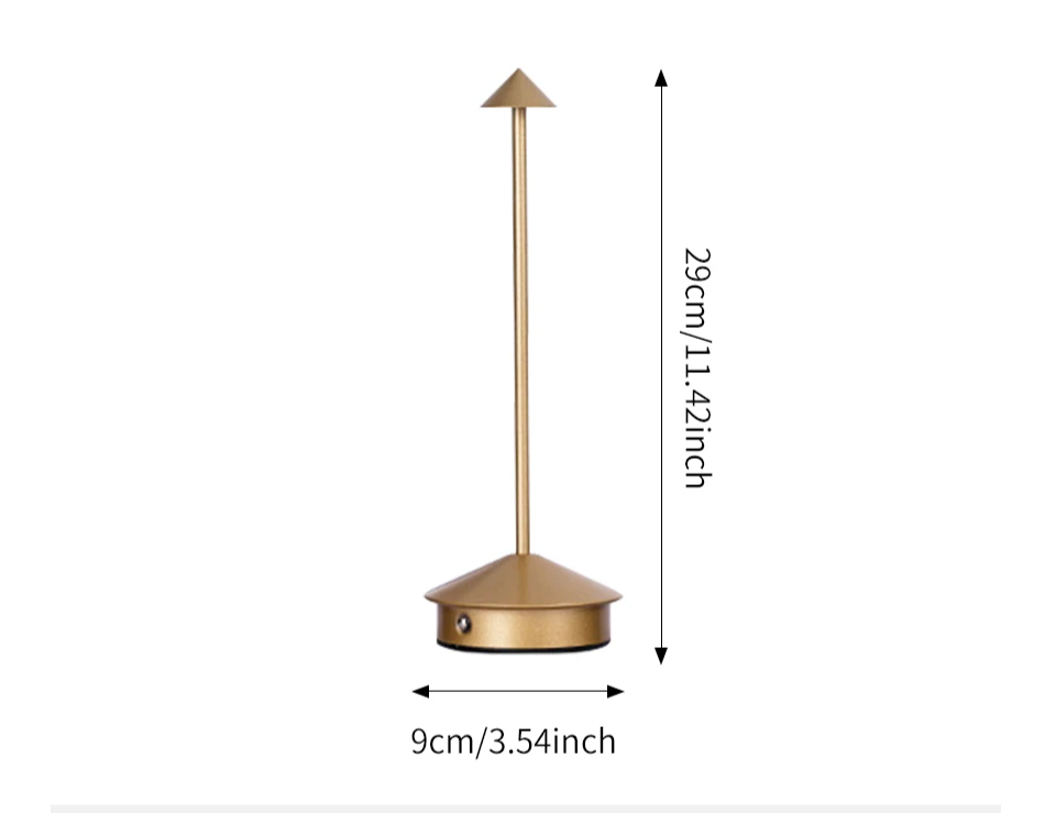 LumaTouch – Oplaadbare LED Tafellamp met Traploze Dimming