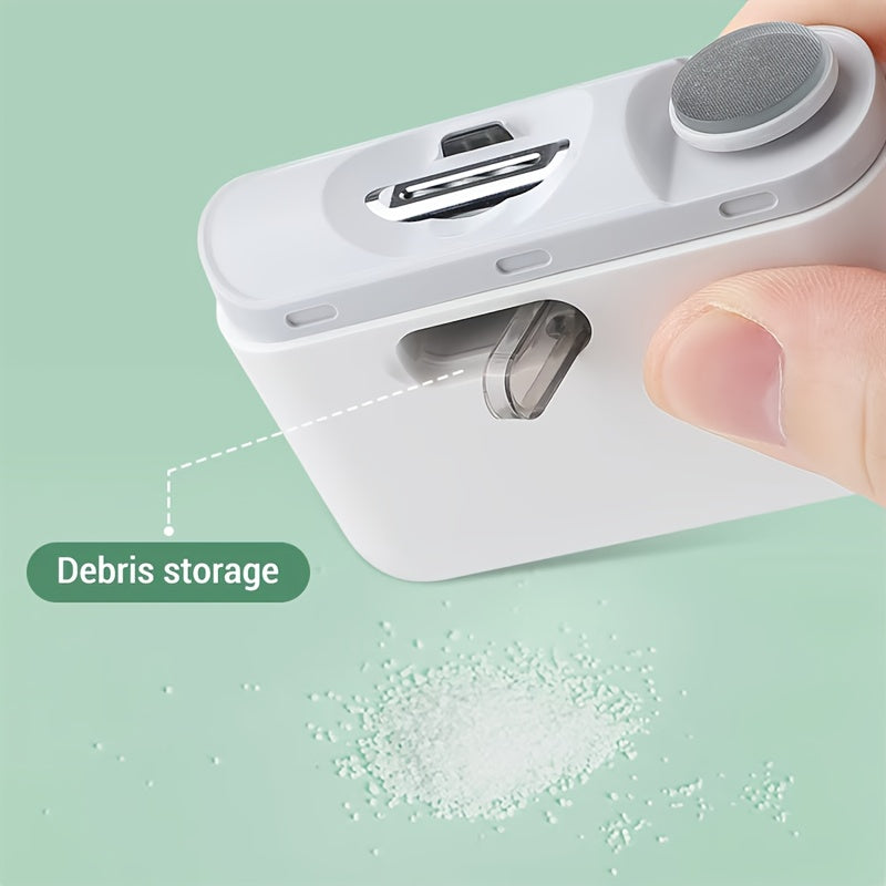 Nailuxe™ Pro 2-in-1 Elektrischer Nagelclipper & Polierer
