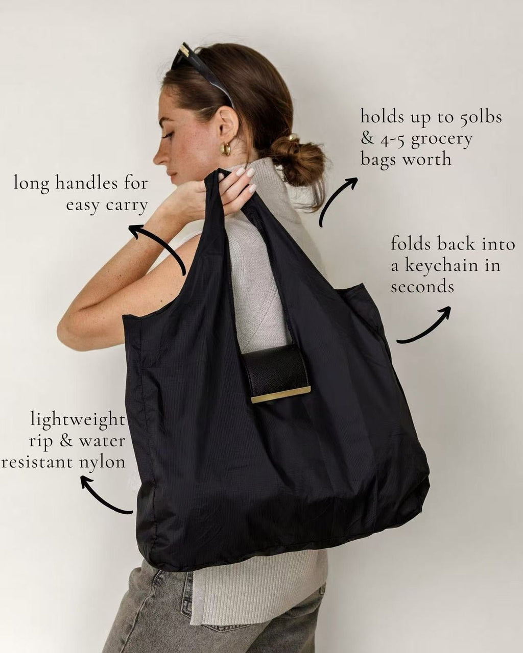 1+1 GRATIS | Foldéa ClipTote – Faltbare Premium-Tragetasche im Taschenformat